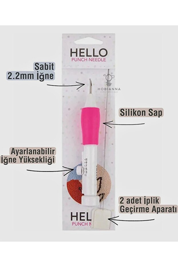 Hello Punch İğnesi 3 Lü Set - 3