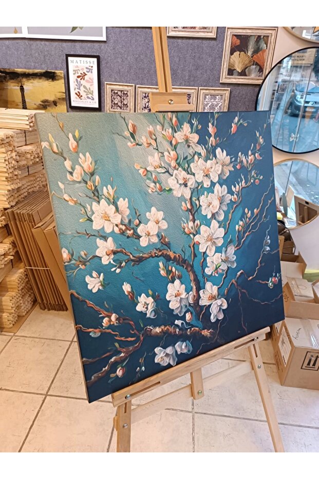 BADEM ÇİÇEĞİ KANVAS TABLO - 5