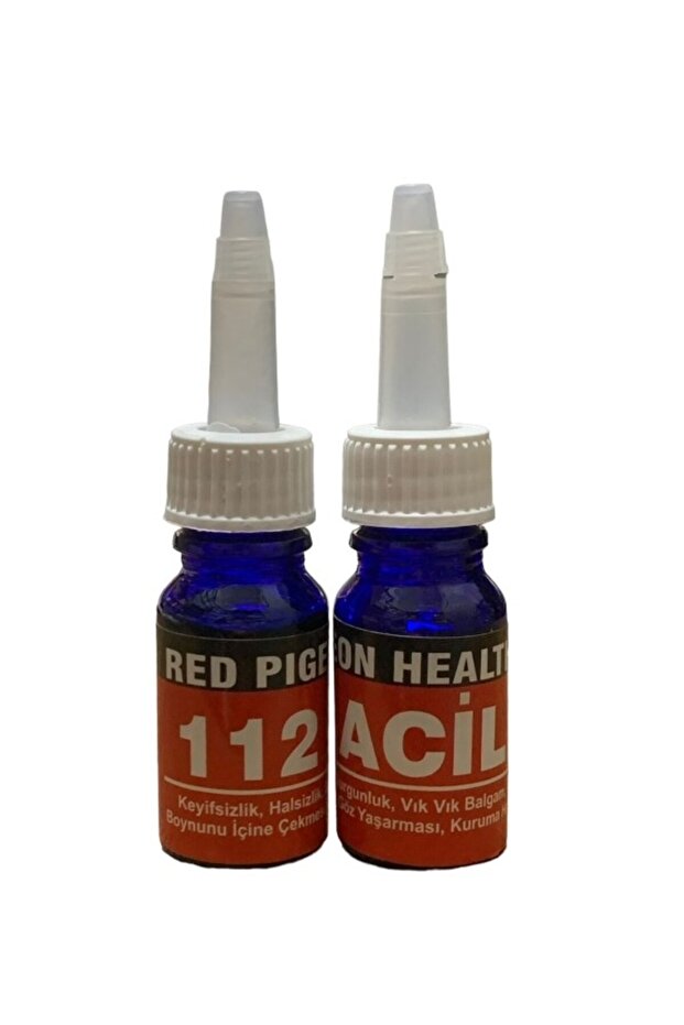 Baykuş Red Pıgeon Health 112 Acil Damla 10Ml, Keyifsizlik,halsizlik,vıkVık ,boynu,Içine Çekme,balgam-1 adet