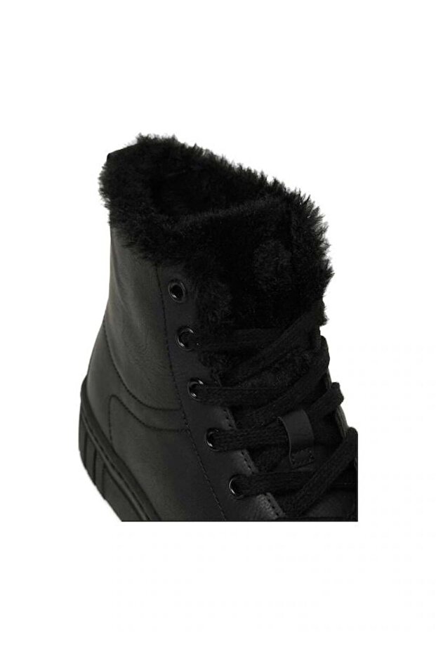 324557K.Z 4PR Siyah Kadın Sneaker Bot 1018785350 - 5
