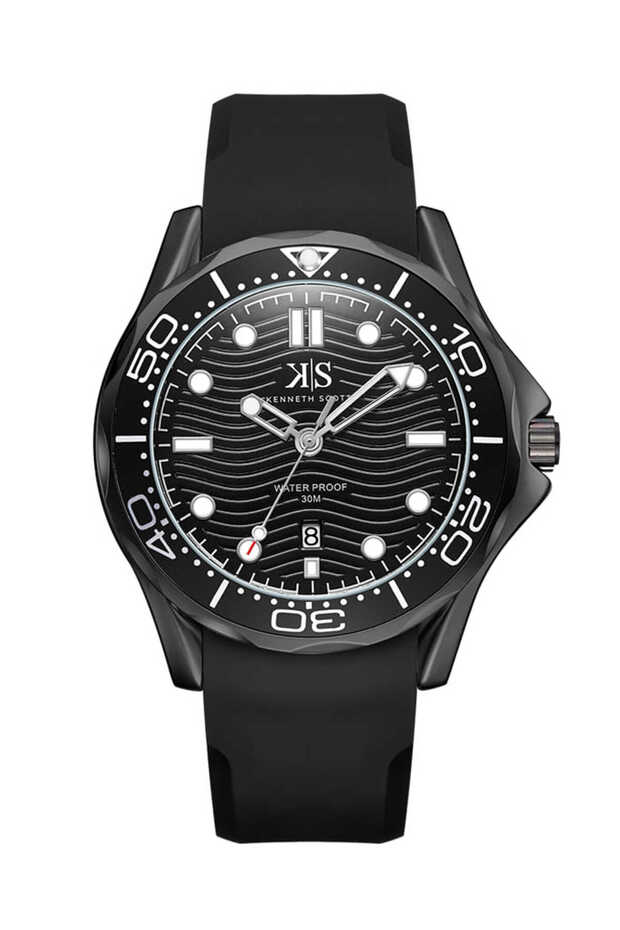 Men's Analog Black Dial Watch - K22009-BSBB