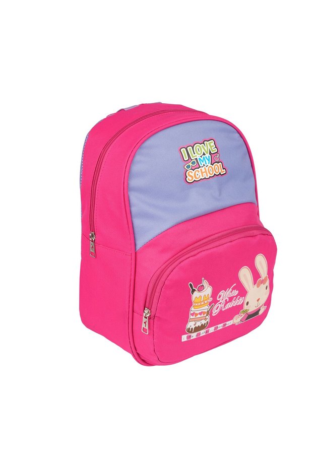 3030 Rabbit Patterned Pink Kindergarten Bag