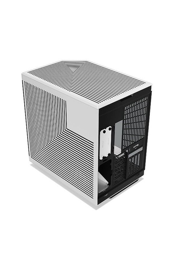 Y70 Panda Temperli Cam USB 3.2 E-ATX Dual Chamber Mid Tower Gaming Kasa (CS-HYTE-Y70-BW) - 5
