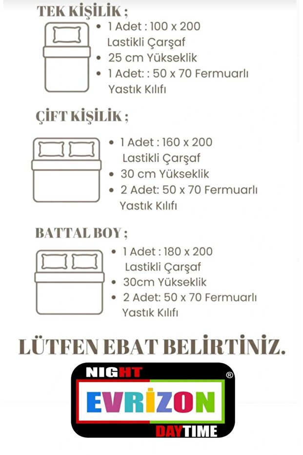 طقم ملاءات قطنية مرنة لشخص واحد - 2