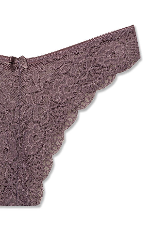 5'li Dantelli Slip Külot - 8