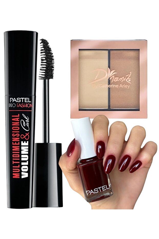 Multidimensional Volume&Curl Mascara - Maskara + C.arley Dynamik Magic Highlighter + Oje 119 - 1