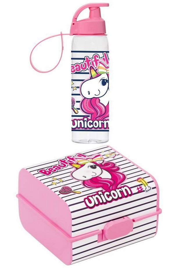 Unicorn Desen Matara Ve Beslenme Kutusu - 1