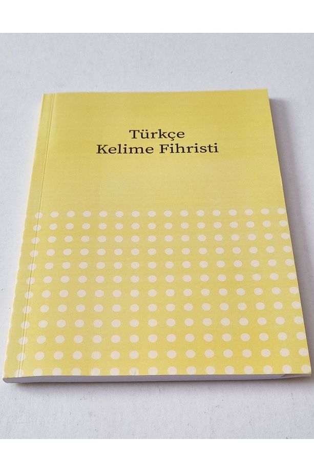 Fihristli Türkçe ve Yabancı Diller Kelime Defteri A5 Boy 60s - Kapak Rengi Seçmeli 1 Adet - 1