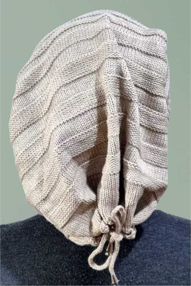 2-х комплект зимовий трикотажний шапка і шарф для чоловіків - 7