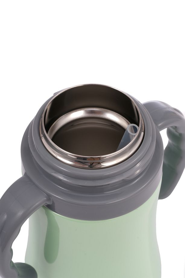 Çocuk Termosu - 280 ml | Sızdırmaz Çift Cidarlı, Vakum Yalıtımlı | Paslanmaz Çelik Pipetli Termos - 8