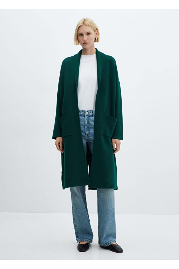 Cepli oversize triko palto - 2