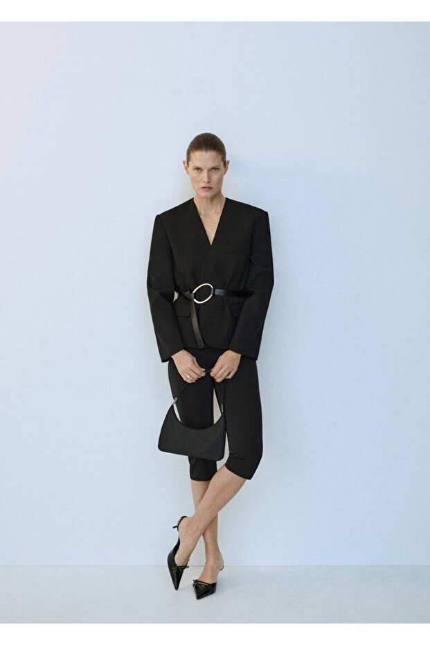 Vatkalı blazer ceket - 6