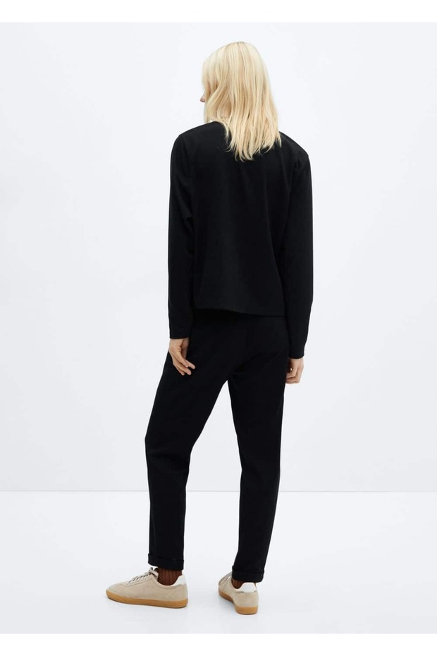 Dikişli jogger pantolon - 4