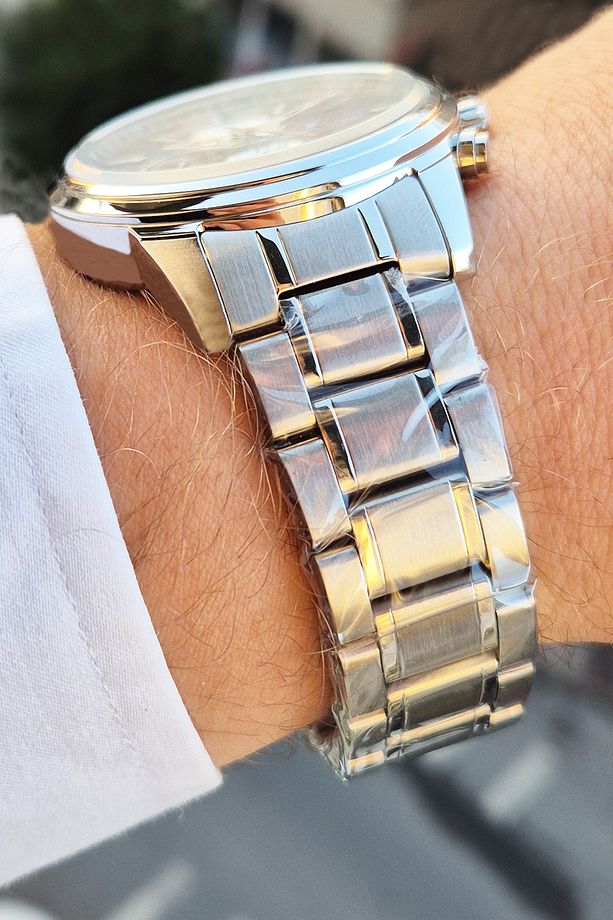 Exclusive Multi Fonksiyonel Takvim, Gün, 12/24 Saat, Dual Time Su Geçirmez Erkek Kol Saati - 4