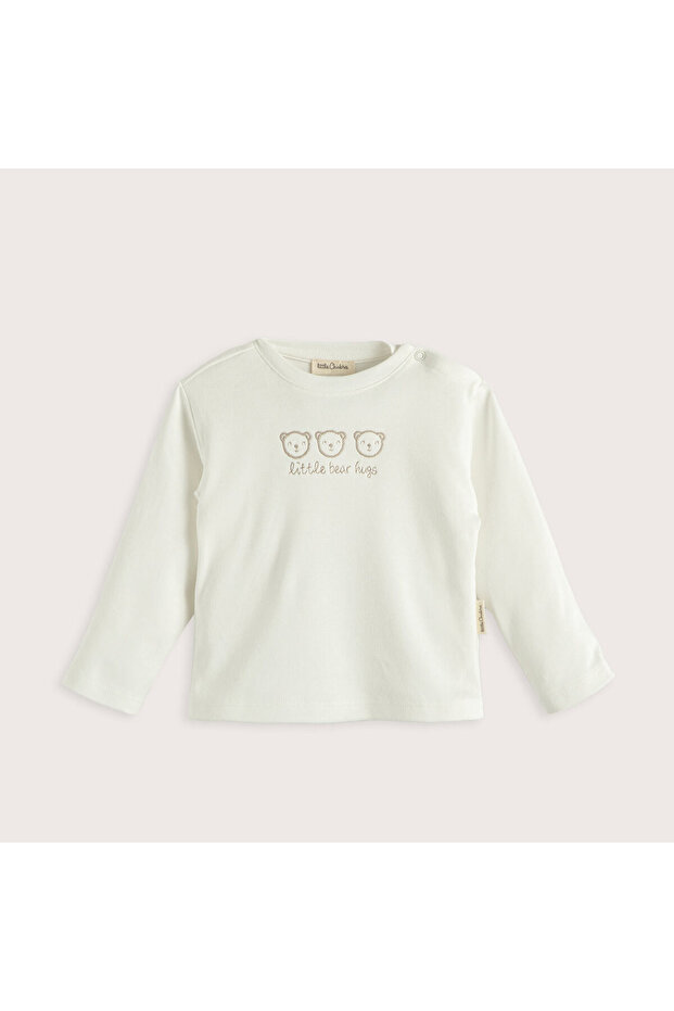 Cool Bear Tshirt Ekru - 1