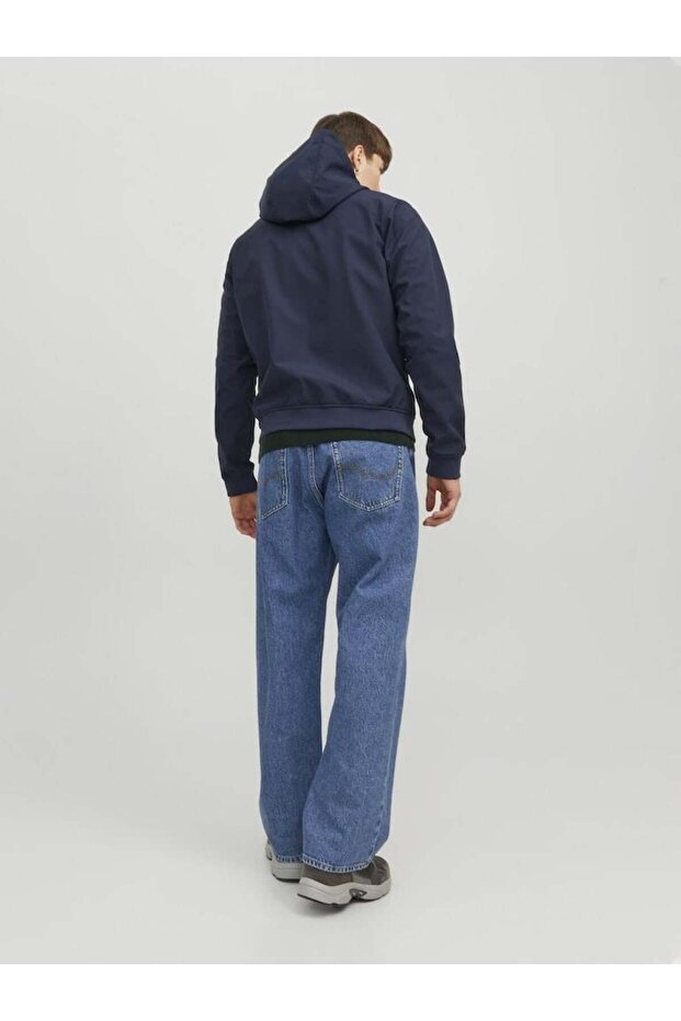 JJEBASIC SOFTSHELL HOOD NOOS Navy - 3