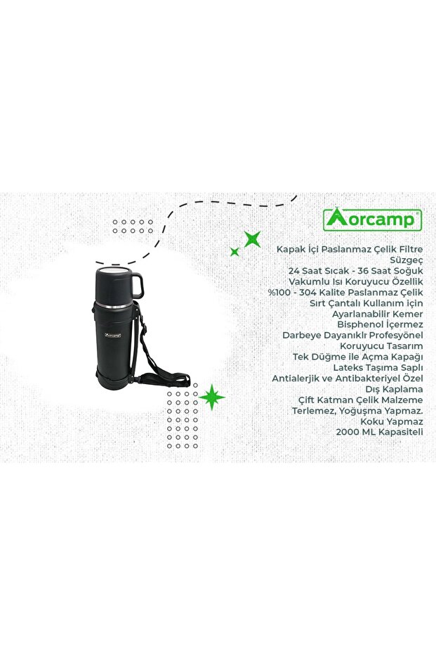 Kamp Termosu 2000 ml Out-5200 - 8