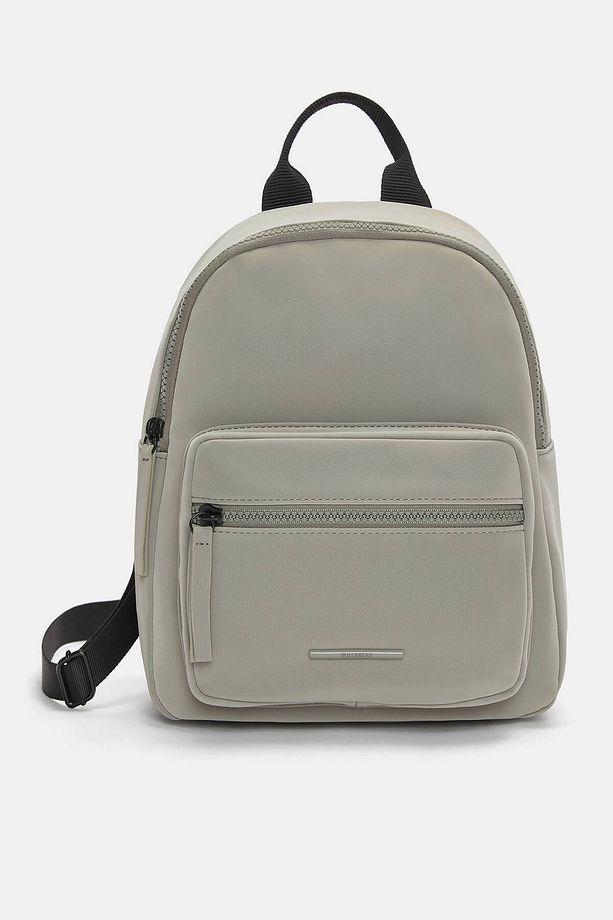 Kauçuk kaplamalı mini sırt çantası - 1