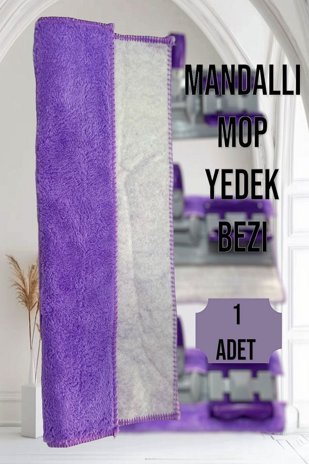 Her Sopaya Uyumlu Mandallı Mop Paleti 1 Adet Yedek Bezli ( Sopasız Gelecektir) - 2