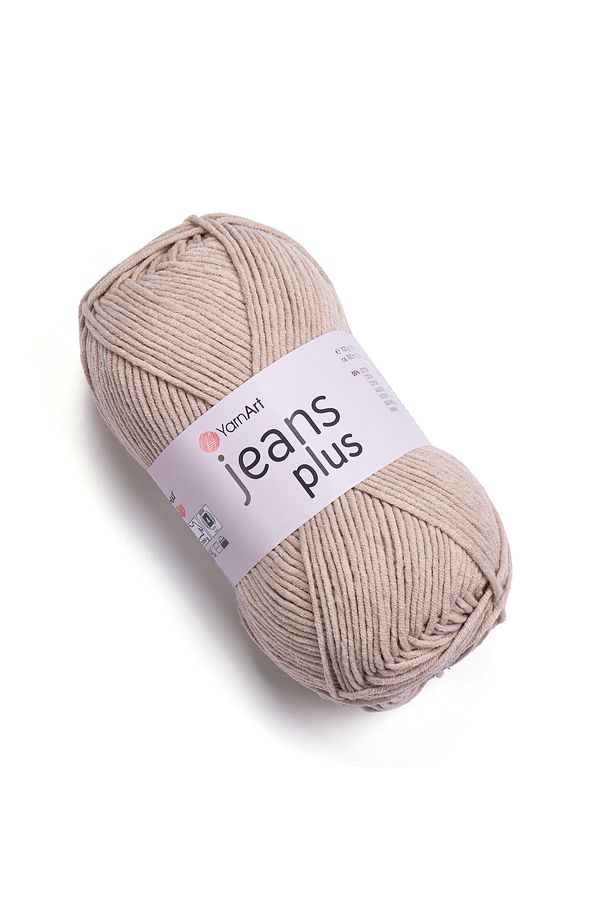 Jeans Plus - El Örgü Ipi Sütlü Kahve-87 - 1