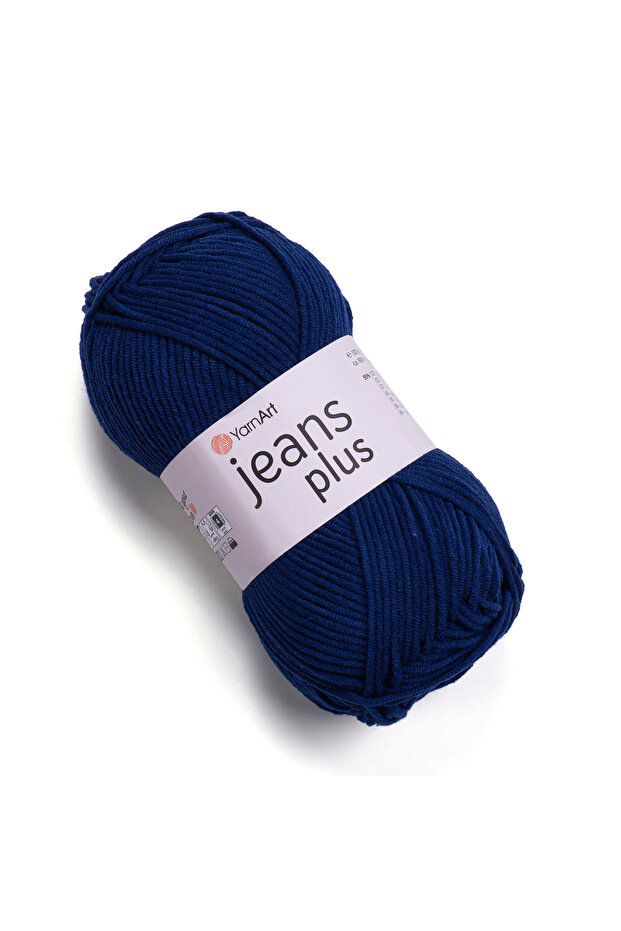 Jeans Plus - El Örgü Ipi Lacivert-54 - 1