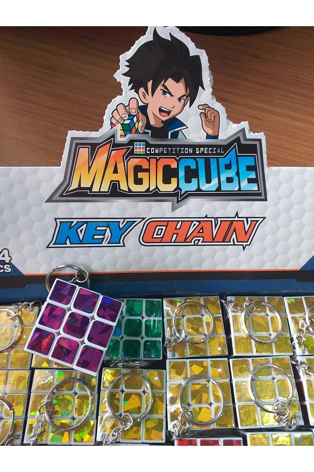 Cube Anahtarlık Sedef Kaplama Kolay Dönen 3*3 Zeka Küpü Olgun (2 Lİ SET) - 3