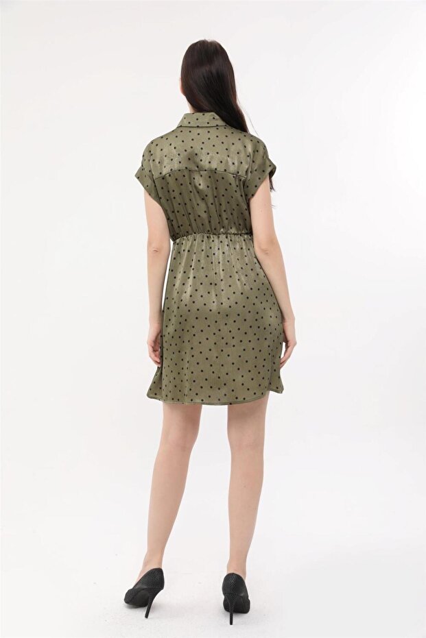 Puantiyeli Elbise - 4