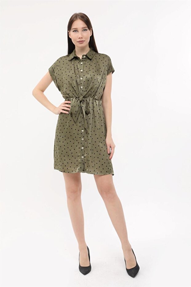 Puantiyeli Elbise - 3