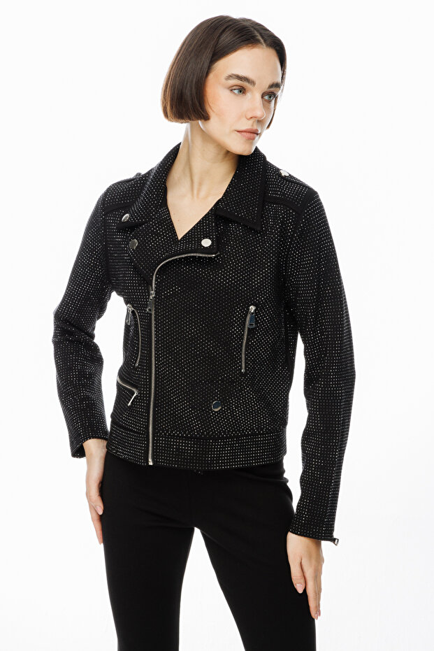 Taş Baskılı Mont - 2