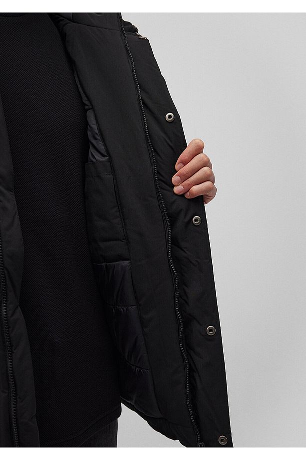 MAVİ Kapüşonlu Siyah Parka 0110443 - 7