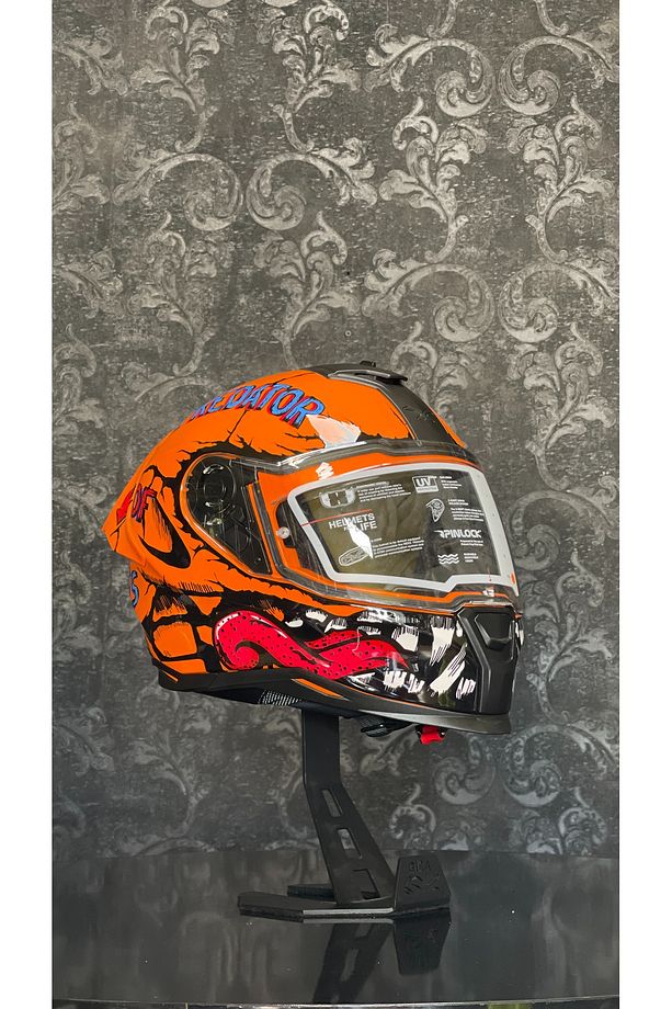 SX100R Predatör Güneş Vizörlü Fullface Kask - 1