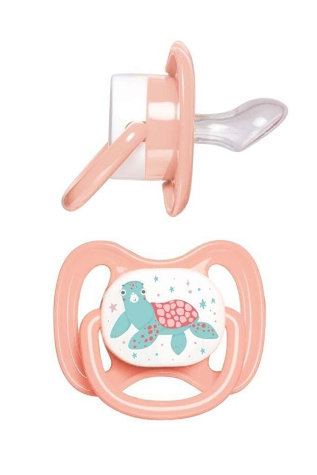 لهاية منقوشة باللون الوردي للأطفال من 6 إلى 12 شهرًا - 1