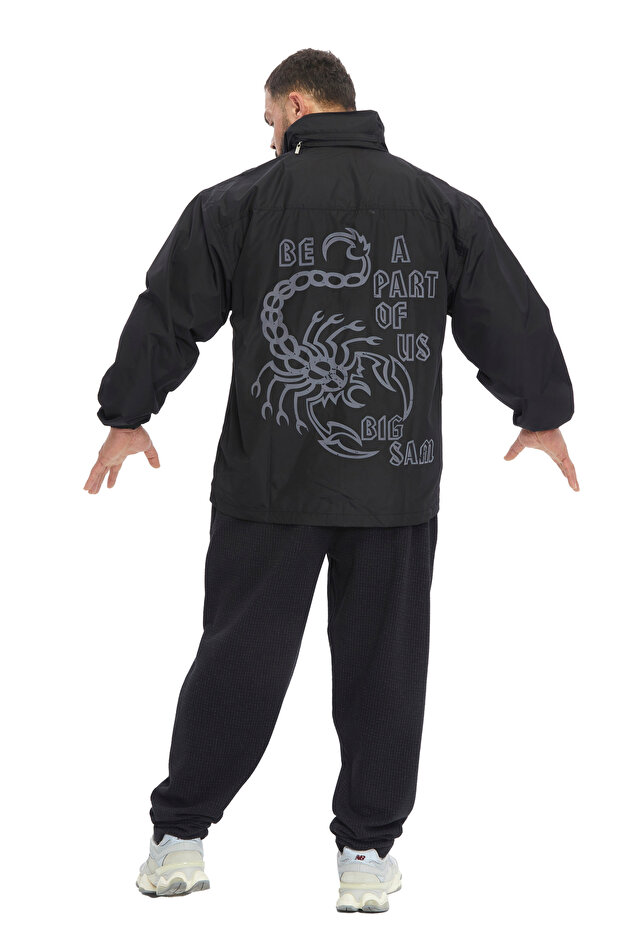 Siyah Rahat Kesim Yağmurluk 4029 - 6