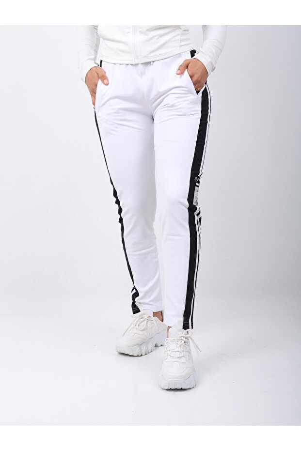 Eşofman altı Yan Şeritli Fleto cepli Dalgıç kumaş - 1