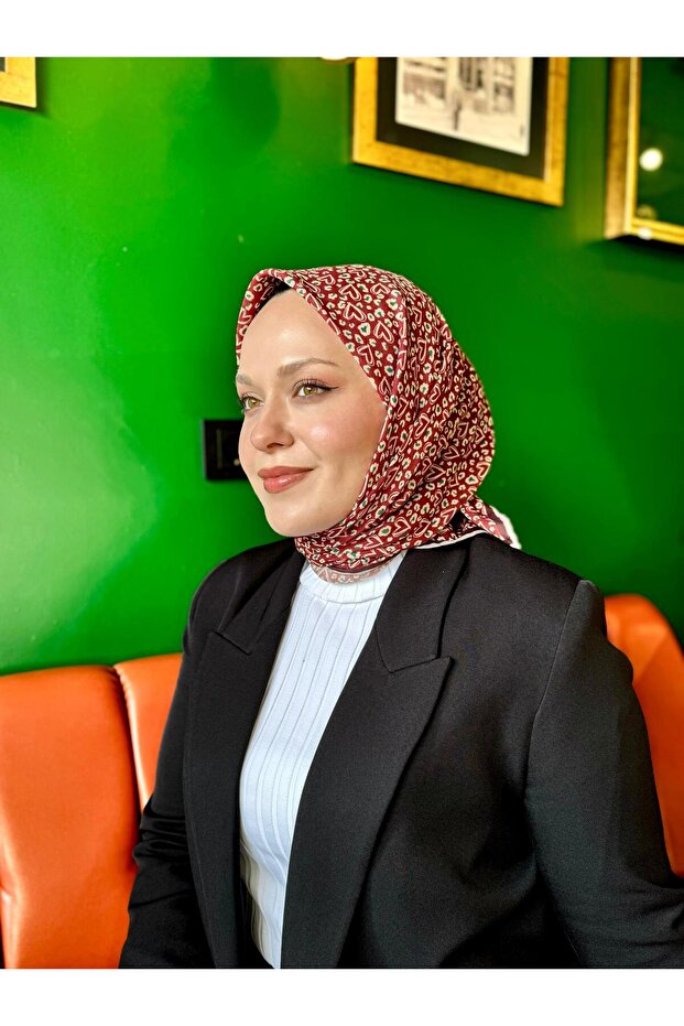 Eșarfă din bumbac moale-1242 - 1