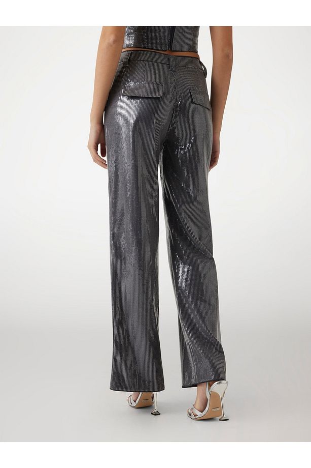 CASSIA CARGO SEQUINS KADIN PANTOLON - 3