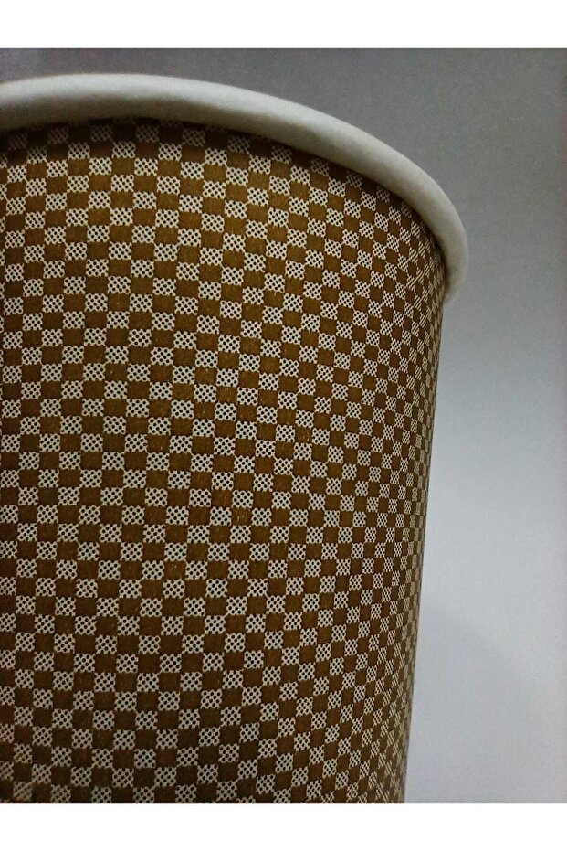 8 OZ Ekstra Kalın Karton Bardak - Sıcak Kahve Bardağı (50 Adet, 6,5 gr) - 5