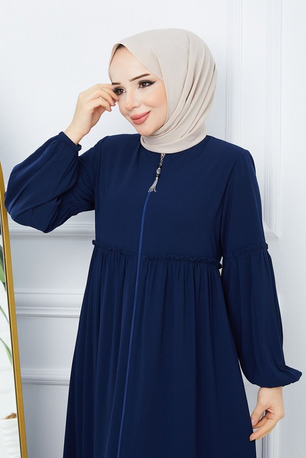Hijab Clothing Medina Silk Gathered Ferace