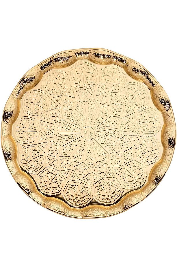 Çay Bardağı Osmanlı Motifli Kaşıklı Çay Seti Türk Çay Bardağı Seti 6 Lı Set - 6