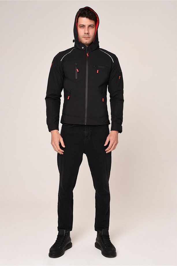 Taycan Softshell Korumalı Motosiklet Montu - 8