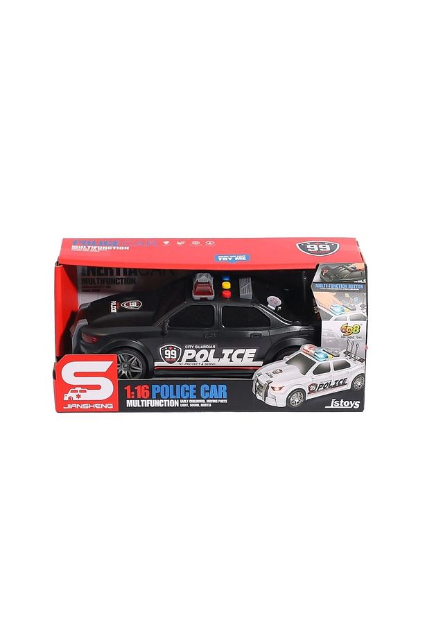 Js124c Sesli Işıklı Sürtmeli Polis Arabası 24 - 1