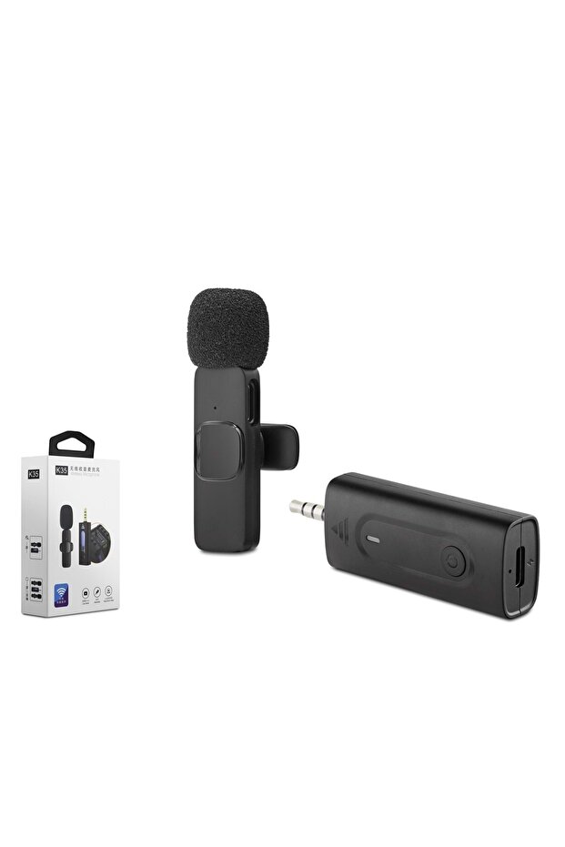 Hdx2787 Wireless Lavalier Microphone 3.5 mm Black
