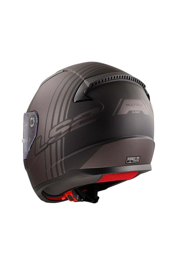 RAPID MULTIPLY MATT BLACK GREY Motorcu kaskı - 3