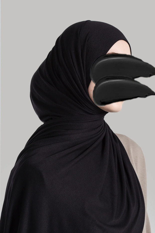 Penye Şal - Siyah - 2