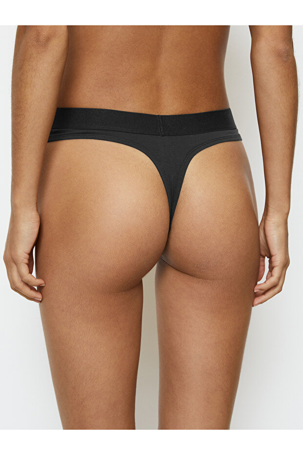 Marc O Polo Damen Strings, 3er Pack - Logobund, Organic Cotton Stretch, Basic - 3