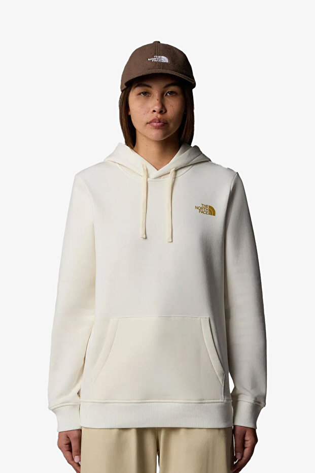 W Hoodie Topographic Women's White Sweatshirt Nf0A89Cpqli1