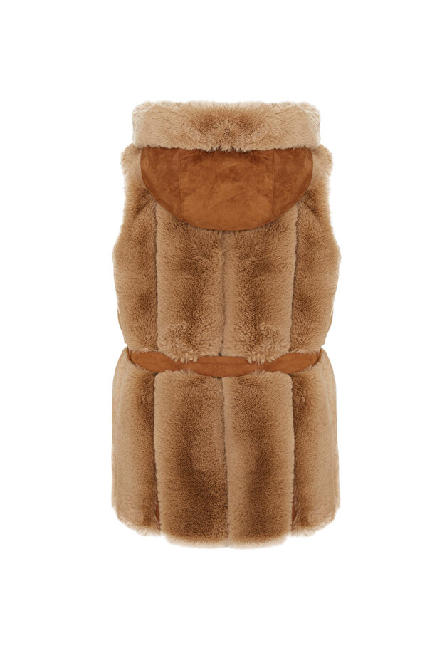 Suni Kürk Yelek - 7