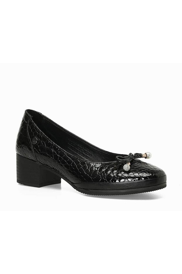 Pearl Bunbury Women's Genuine Crocodile Leather Classic Heeled Busines Shoes