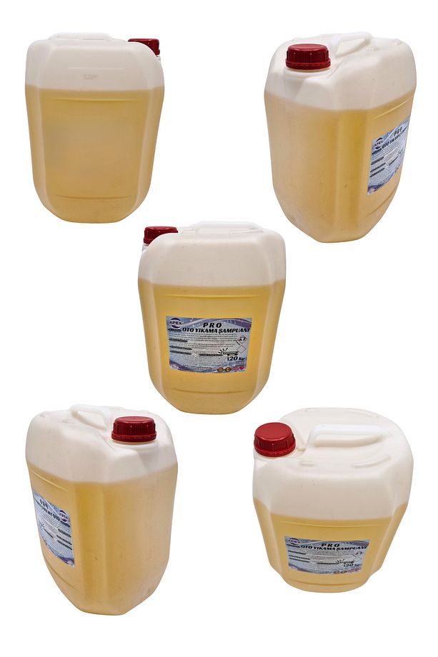 Profesyonel Fırçasız Oto Yıkama Şampuanı 20 kg x 5 | Cilalı Temizlik & Mikrofiber Fırça Hediye - 4