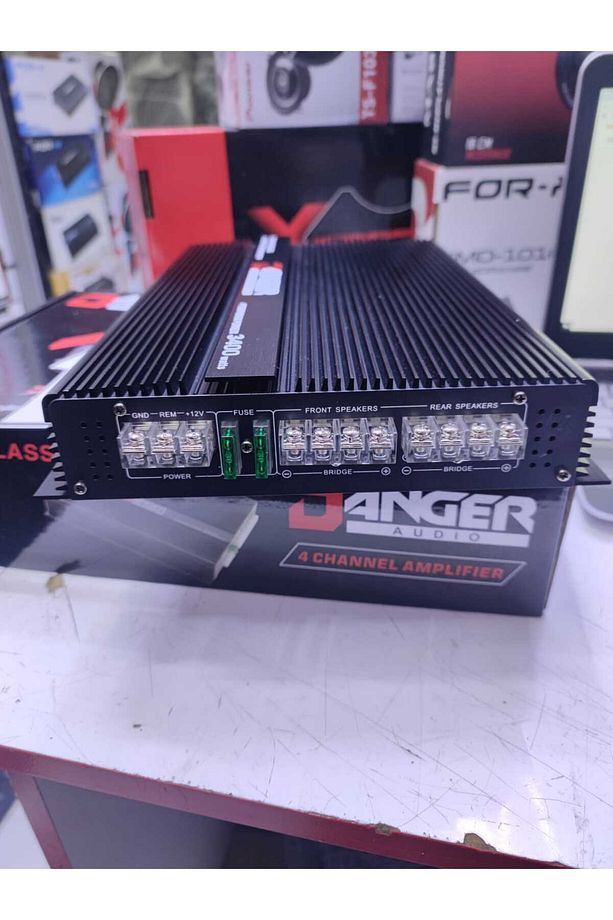 danger audıo da80.4 ab class3400 watt 4x80 rms 2 yıl garantili 4 kanallı amfi - 2